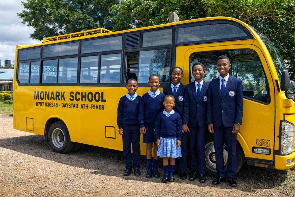 Monark School transport bus
